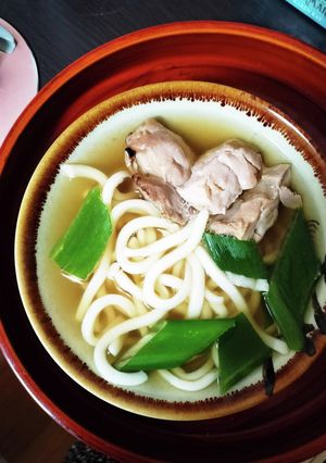 鶏ねぎ掛けうどん-レシピのメイン写真