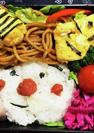 1/31 ﾖｯﾁｬﾝ☆焼きそば弁当-レシピのメイン写真