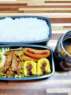 高校生男子お弁当24年1月31日-レシピのメイン写真