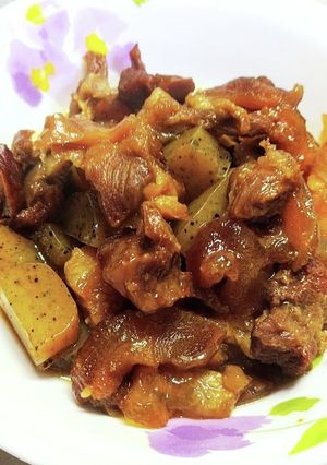 牛すじ肉の煮込み 圧力鍋なしでも柔らかく-レシピのメイン写真