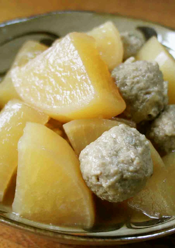 大根といわしのつみれの煮物-レシピのメイン写真
