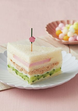 ひし餅風サンドイッチ-レシピのメイン写真