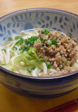 肉味噌うどん-レシピのメイン写真
