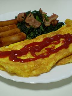 簡単オムレツ-レシピのメイン写真