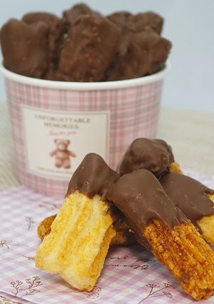 『二色の揚餅』で甘じょっぱいバレンタイン-レシピのメイン写真