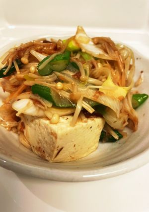 長ねぎと豆腐の炒め物-レシピのメイン写真