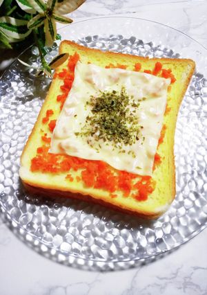 鮭チー青海苔トースト.。o○-レシピのメイン写真