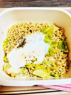 電子レンジで 袋麺の焼きそば-レシピのメイン写真