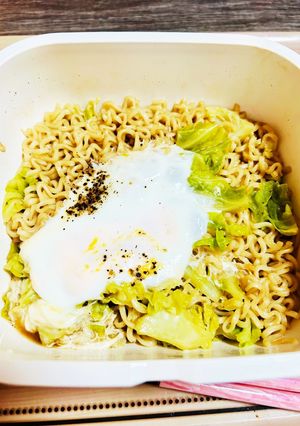 電子レンジで 袋麺の焼きそば-レシピのメイン写真