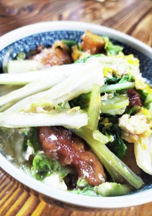 2度美味唐揚げ白菜丼！厨房ばあばぁ-レシピのメイン写真