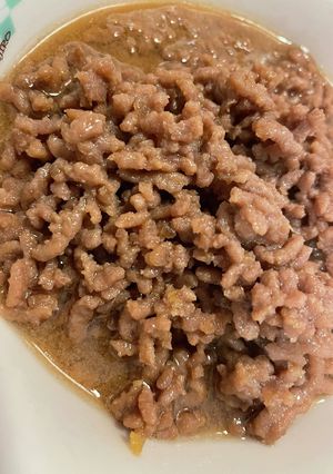 合い挽き肉の甘辛-レシピのメイン写真
