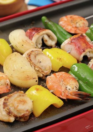ガーリックレモン香る☆シーフードBBQ-レシピのメイン写真