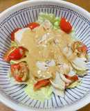 業スーのスモークチキンで☆チキンケバブ丼