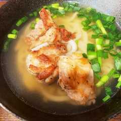 รูปของ 梅エキス入り　鶏と梅のうどん