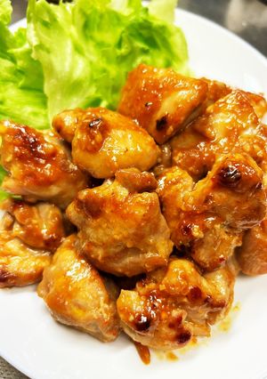 鶏肉の辛味噌焼き。辛味噌照り焼き。-レシピのメイン写真