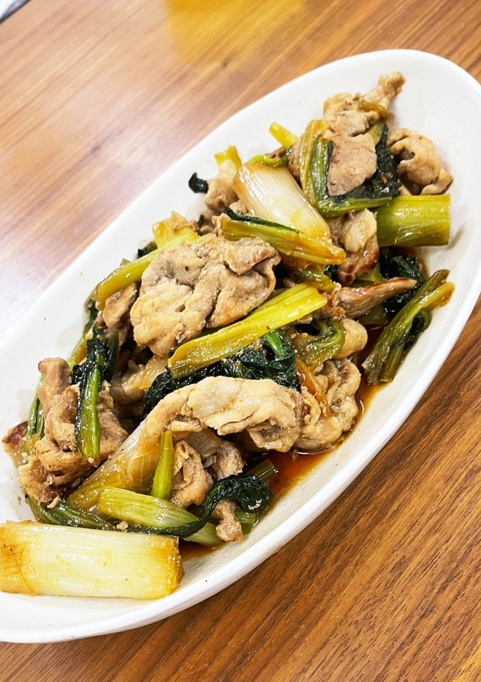 たっぷり長ネギと豚肉の中華風野菜炒め-レシピのメイン写真