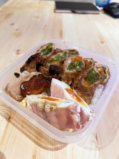インゲンと人参の豚バラ肉くるくる巻き弁当-レシピのメイン写真