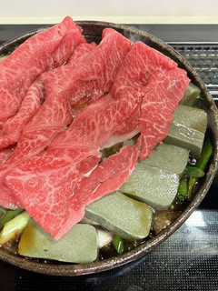 #九条ネギと生麩のすき焼き-レシピのメイン写真