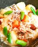 肉じゃが　甘さは新玉葱とドライトマト