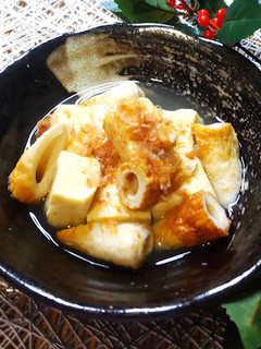 高野豆腐とちくわのおかか煮-レシピのメイン写真