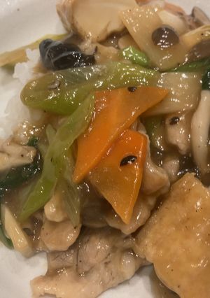 五目豆腐煮込み丼-レシピのメイン写真
