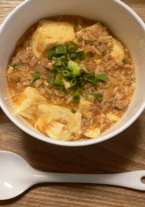 お肉少な目？でもﾎﾞﾘｭｰﾑあり麻婆豆腐-レシピのメイン写真