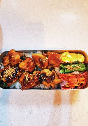 高校生弁当覚え書き269やきとり丼-レシピのメイン写真