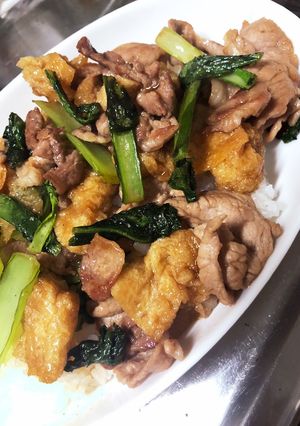 豚小松菜のかんたんまかない飯-レシピのメイン写真