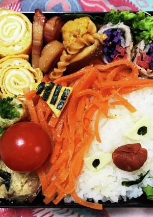 2/1 ﾖｯﾁｬﾝ☆ 節分赤鬼のお弁当-レシピのメイン写真