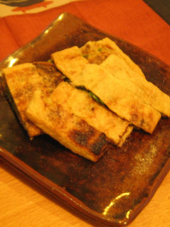 おつまみに!簡単おいし~♪ねぎ味噌油揚げ-レシピのメイン写真