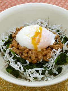 ぱく増し!しらす納豆卵丼-レシピのメイン写真