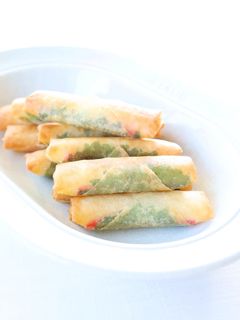 手軽に美味しい【カニカマチーズの春巻き】-レシピのメイン写真