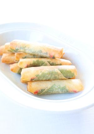 手軽に美味しい【カニカマチーズの春巻き】-レシピのメイン写真