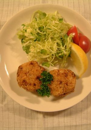 卵不使用☆かくれんぼ野菜の里芋コロッケ☆-レシピのメイン写真