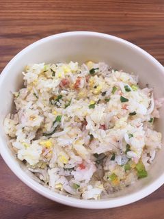 梅入り♡しらすチャーハン-レシピのメイン写真