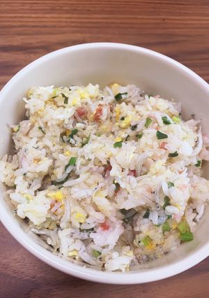 梅入り♡しらすチャーハン-レシピのメイン写真
