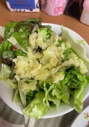 簡単スィートチリチーズソースサラダ^_^-レシピのメイン写真
