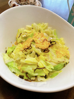 めっちゃうま☆キャベツと塩昆布と炒り卵-レシピのメイン写真