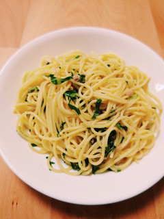 ぱぱっと大根葉とツナのパスタ-レシピのメイン写真