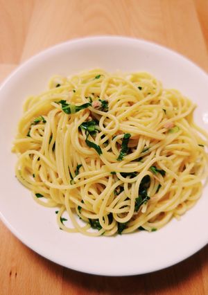 ぱぱっと大根葉とツナのパスタ-レシピのメイン写真