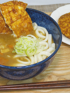 カレーうどんに『カレー揚げせん』ON!-レシピのメイン写真
