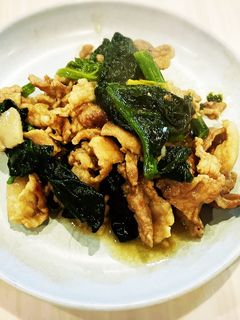 豚こまとほうれん草の焼き肉ダレマヨ炒め-レシピのメイン写真
