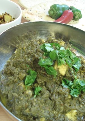 インドのほうれん草カレー：サグパニール-レシピのメイン写真
