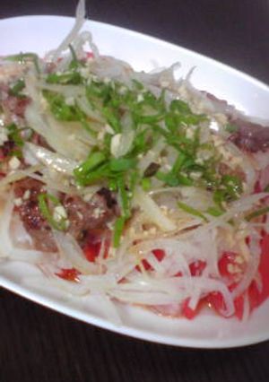 パパの好きな肉トマトサラダ♪-レシピのメイン写真