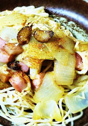 ニンニクひやむぎパスタ-レシピのメイン写真