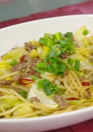 白だし風味★春キャベツのパスタ-レシピのメイン写真