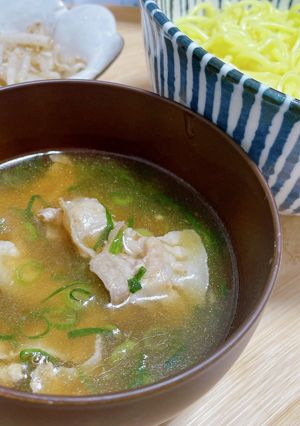 豚バラねぎつけ麺-レシピのメイン写真
