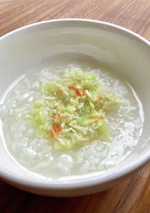 【離乳食7か月~】ささみとキャベツの丼-レシピのメイン写真