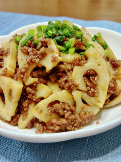 れんこんの挽肉そぼろ餡-レシピのメイン写真