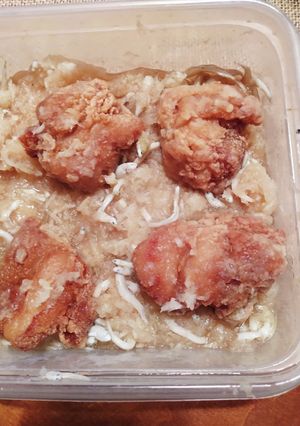 残った大根おろしに唐揚げ-レシピのメイン写真